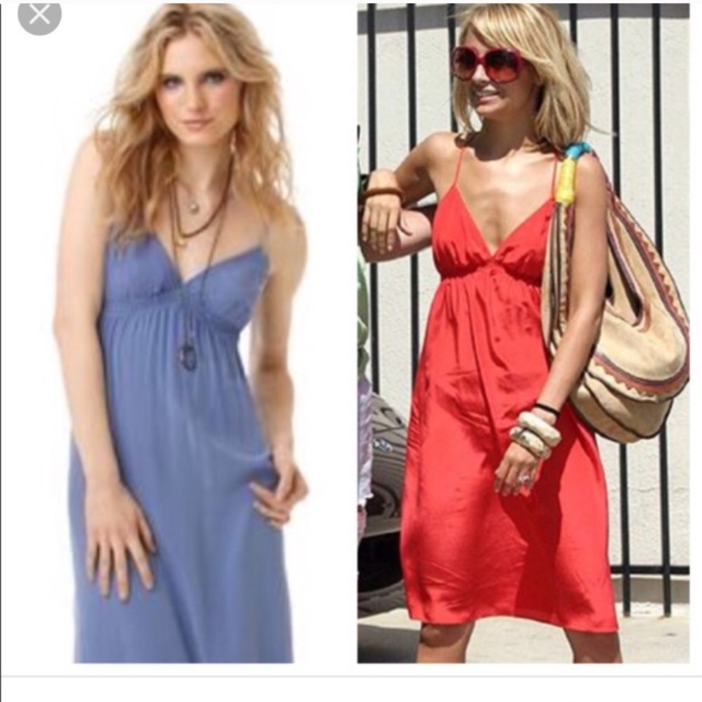Colorful Silk Slip Dress